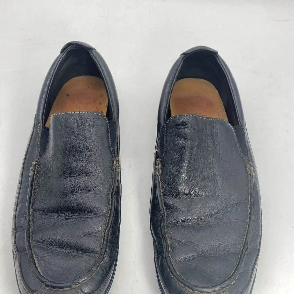 Cole Haan Shoes Mens Loafers 11 M Leather Tucker Venetian Slip On C03557 Black‎